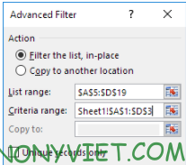 Lesson 217: Advanced Filter in Excel 13