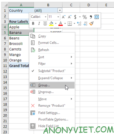 Lesson 250: How to Group Pivot Table Items in Excel