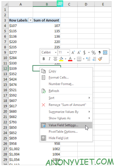 Bài 252: Phân phối tuần suất trong Excel 12