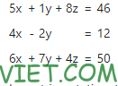 Lesson 209: System of Linear Equations in Excel