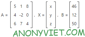 Bài 209: Hệ phương trình tuyến tính trong Excel 9