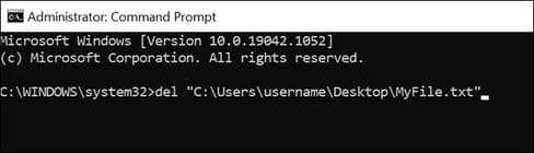 Cách xóa File và thư mục bằng CMD trên Windows 10/11 13