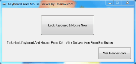Keyboard Mouse Locker