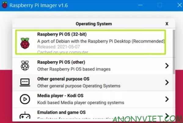 Raspberry Pi OS 32bit