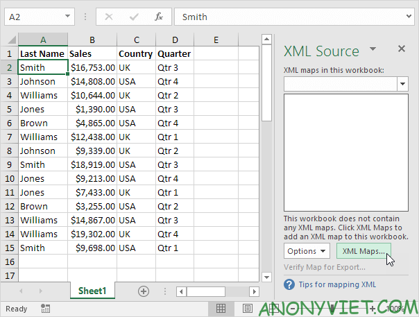 Bài 98: Cách chuyển file Excel sang XML 12