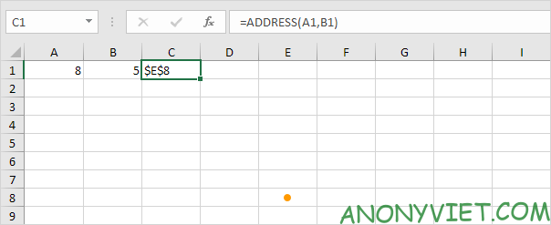 Lesson 130: How to use the Address function in Excel