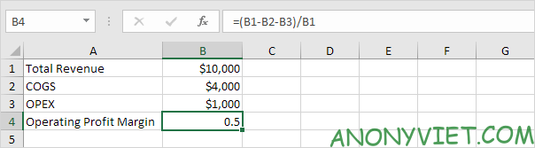 Bài 176: Tỷ suất lợi nhuận trong Excel