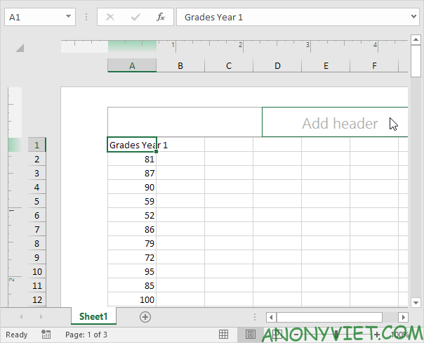 Bài 84: Cách sử dụng Header và Footer trong Excel 29
