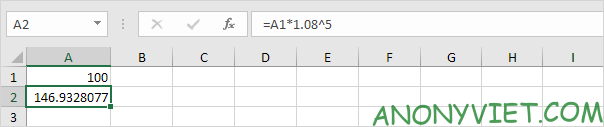 Bài 170: Cách tính lãi kép trong Excel