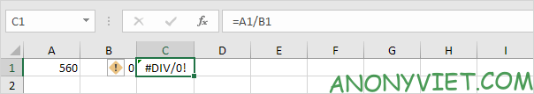 Bài 194: Cách sử dụng hàm IfError trong Excel