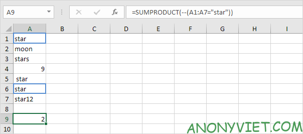 Bài 112: Cách sử dụng hàm Sumproduct trong Excel 20