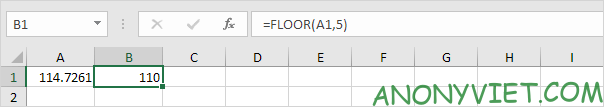 Bài 191: Làm tròn thành bội số trong Excel 12