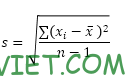 Bài 188: Cách sử dụng hàm STDEV trong Excel