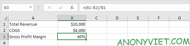 Bài 176: Tỷ suất lợi nhuận trong Excel