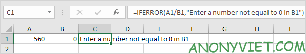 Bài 194: Cách sử dụng hàm IfError trong Excel 10