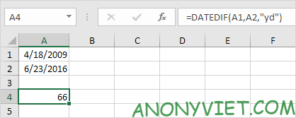 Bài 131: Cách sử dụng DateDif trong Excel 16