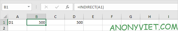 Bài 162: Cách sử dụng hàm INDIRECT trong Excel