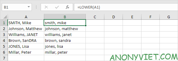 Bài 147: Cách thay đổi kiểu chữ trong Excel