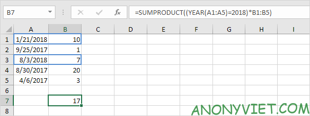 Bài 112: Cách sử dụng hàm Sumproduct trong Excel 26