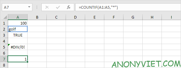 Bài 108: Cách đếm ô có chứa văn bản trong Excel 36