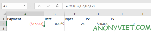 Lesson 167: How to use the PMT function in Excel 17