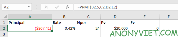 Lesson 167: How to use the PMT function in Excel 18