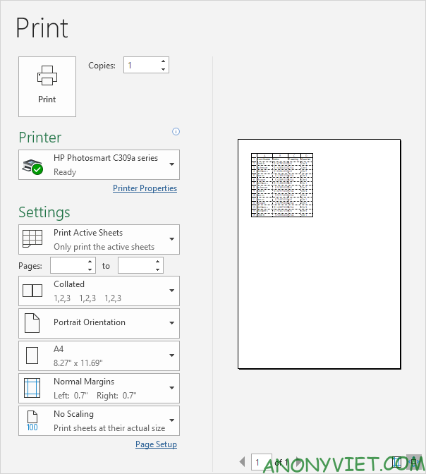 Lesson 88: How to add grid lines when printing in Excel 6