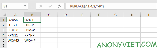 Bài 150: Hàm Substitute và Replace trong Excel 42