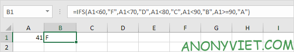 Bài 117: Cách sử dụng hàm Ifs trong Excel