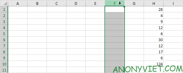 Bài 128: Cách thêm cột trong Excel