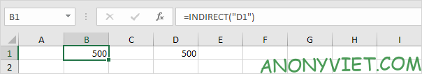 Bài 162: Cách sử dụng hàm INDIRECT trong Excel 15