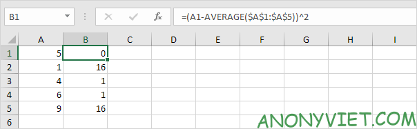 Bài 188: Cách sử dụng hàm STDEV trong Excel 69