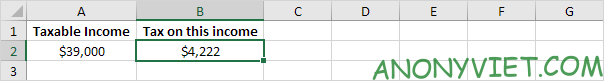 Bài 155: Cách tính thuế trong Excel