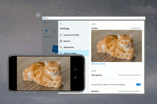 Use Iriun to turn your phone camera into a computer Webcam for online learning