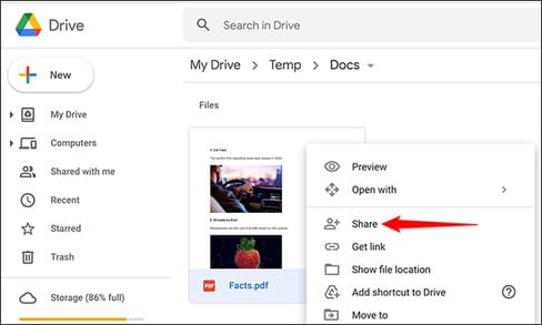 Cách tạo liên kết tải file trực tiếp trên Google Drive 8