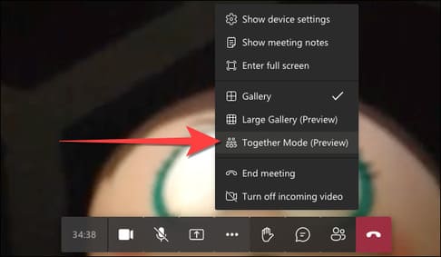 How to use Together mode in Microsoft Teams web version 8