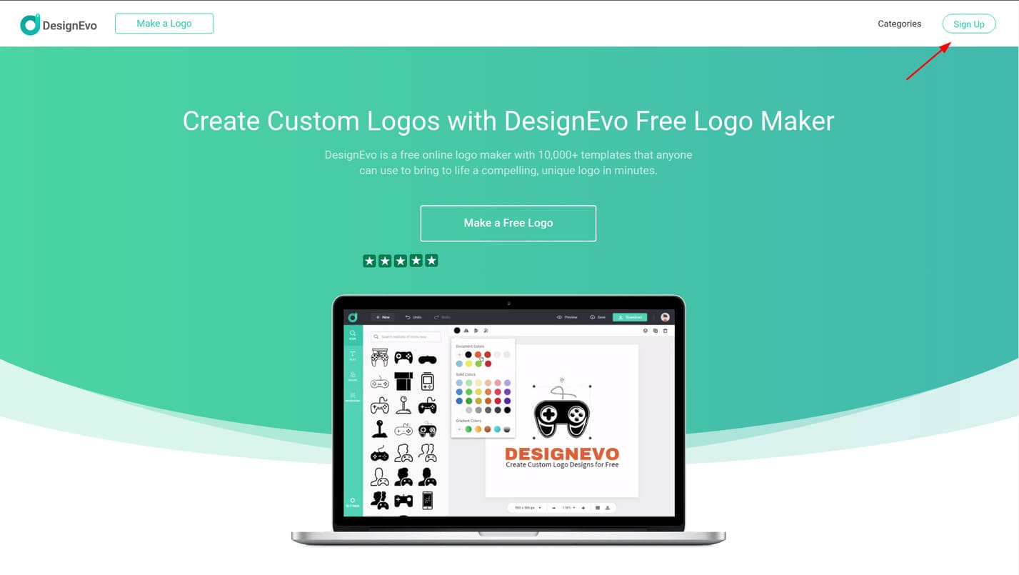 DesignEvo: Trang web tạo logo miễn phí tốt nhất 2021 59