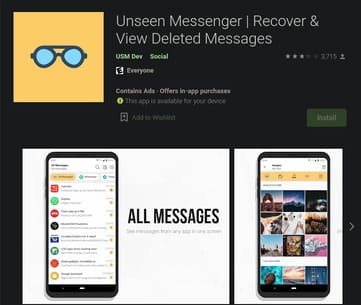 How to view recalled messages on Messenger 64