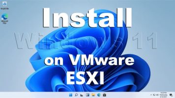 how to install windows 11 on vmware esxi 7