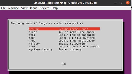 Cách đặt lại mật khẩu root khi quên trong Ubuntu 55