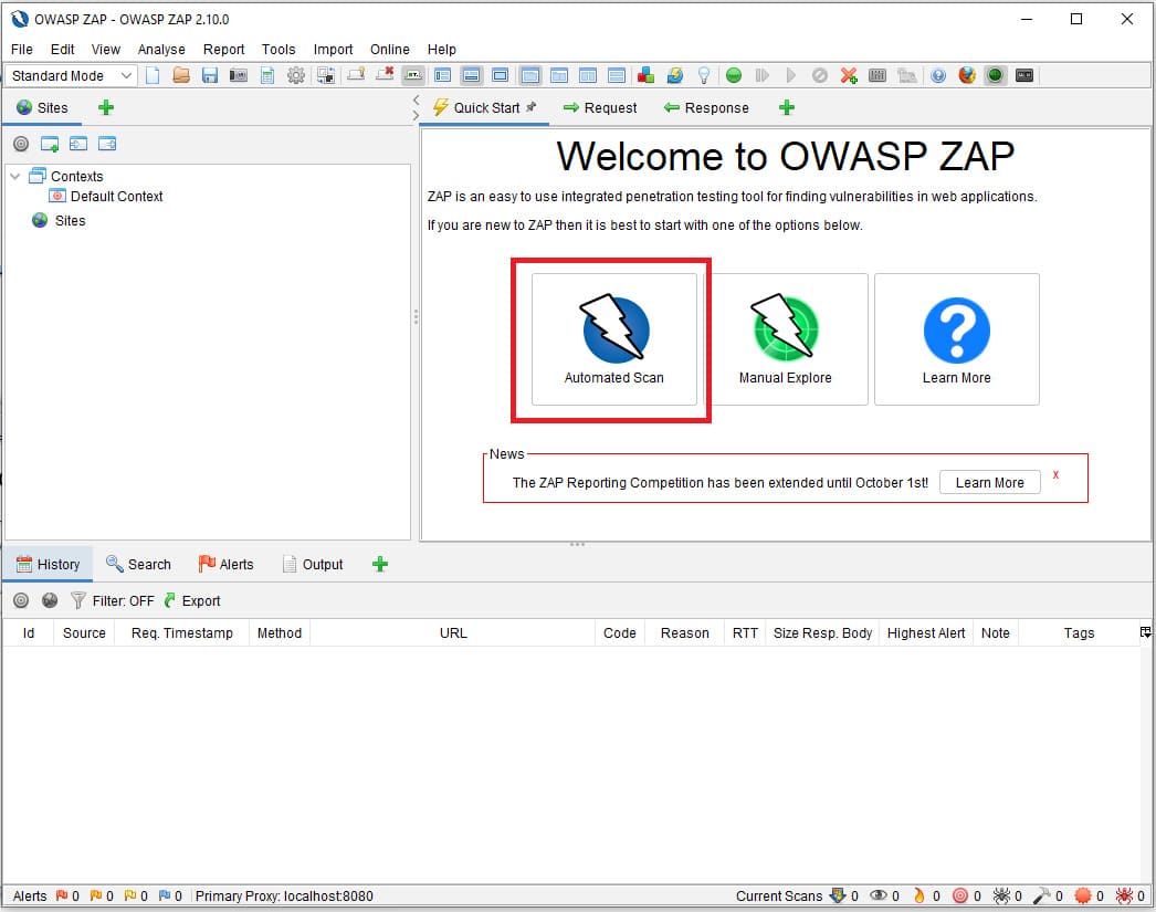 Cách tìm lỗ hổng bảo mật Website với OWASP ZAP 25