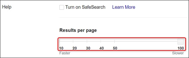 How to increase search results per Google page 13