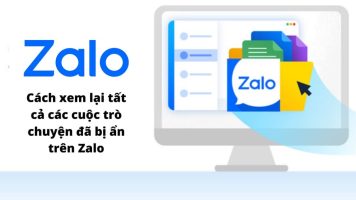 How to review hidden messages on Zalo when forgetting PIN code