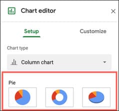 Cách tạo biểu đồ tròn trong Google Sheets 18