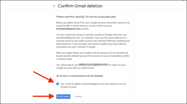 Cách xóa tài khoản Gmail mà không cần xóa tài khoản Google 26