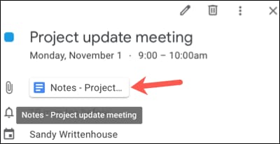 Cách Tạo ghi chú cuộc họp bằng Google Calendar 13