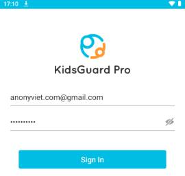 dang nhap KidsGuard Pro