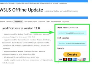 Cách Update Offline Windows bằng WSUS 4