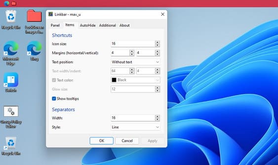 Thêm các tính năng nâng cao vào Taskbar Windows 11 48