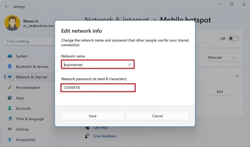 Cách chia sẻ Wifi từ Laptop cho thiết bị khác bằng Windows 11 12